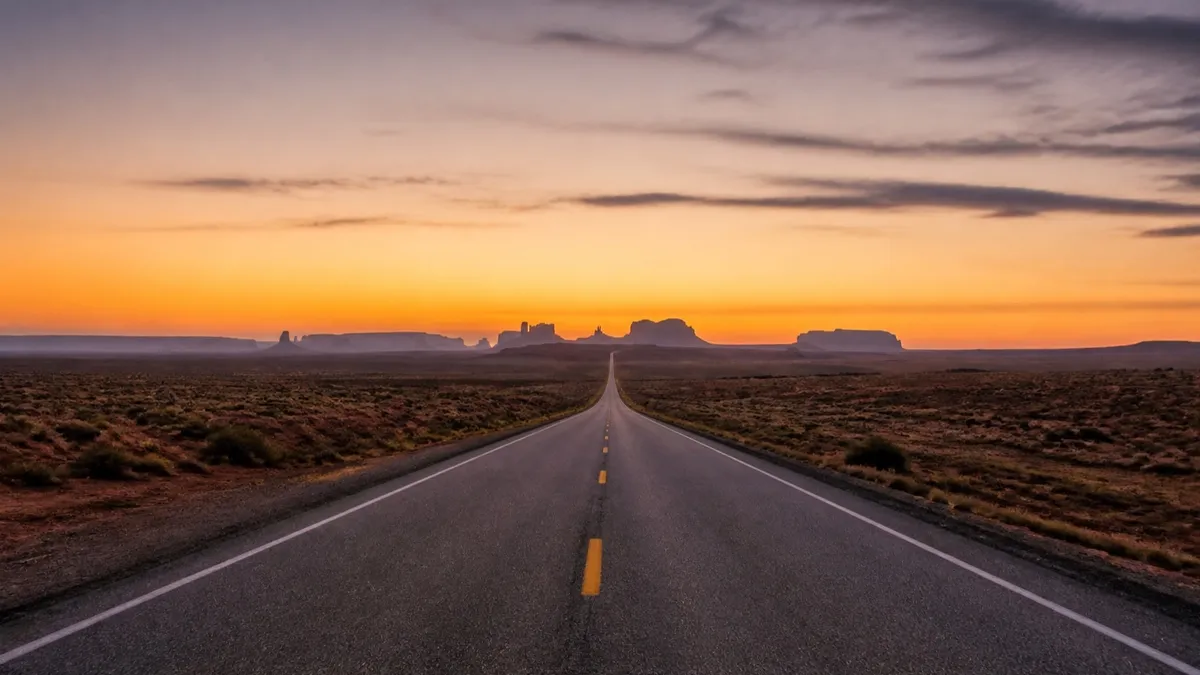 Road to Dusk · Velvia/Vivid